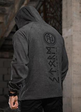 Олімпійка в стилі мілітарі born of war руни grey вм3641