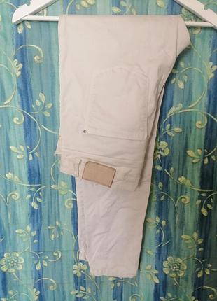 Белые джинсы скинни, size l 4