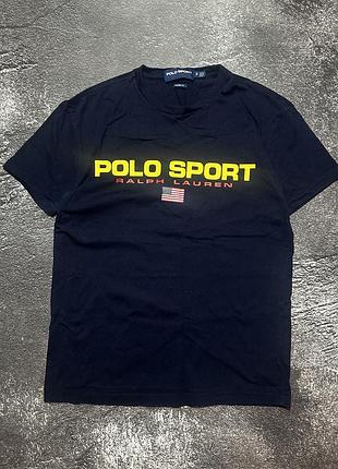Футболка чоловіча polo ralph lauren polo sport чорна