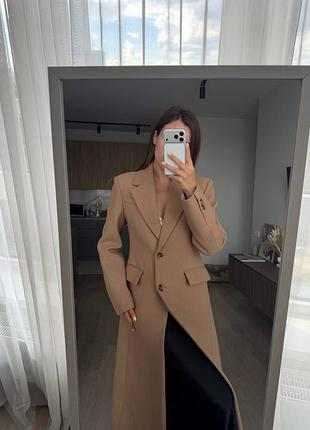 Пальто жіноче mango бежеве