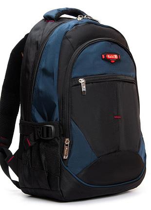 Рюкзак racini 9-9612 black-blue 2