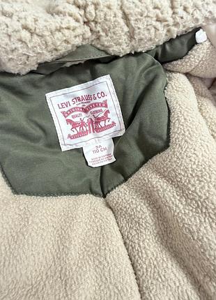 Тепла зимова парка levis дитяча 5 років 7