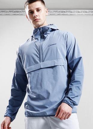 Вітровка-анорак berghaus блакитна, розмір l (xl)