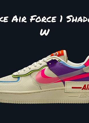 Nike air force 1 shadow w beige multicolor 5