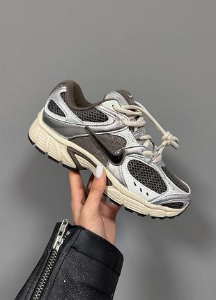 Кроссовки nike v5 rnr white silver brown cave stone 4
