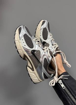 Кроссовки nike v5 rnr white silver brown cave stone 3