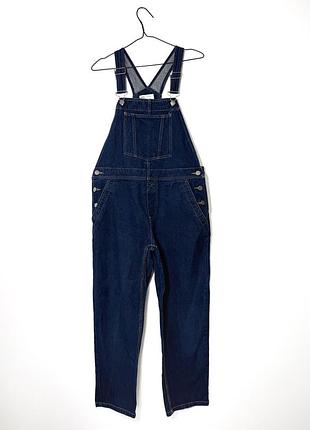 Синій джинсовий комбінезон asos denim