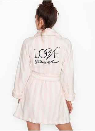Теплий плюшевий халат victoria’s secret