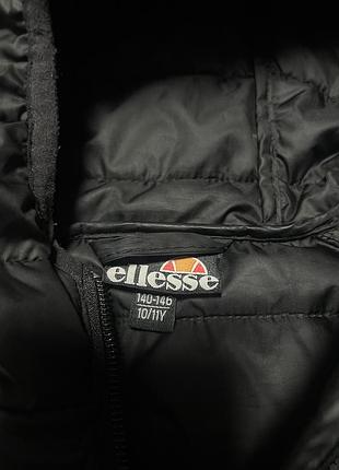 Куртка дитяча балонова ellesse чорна 2