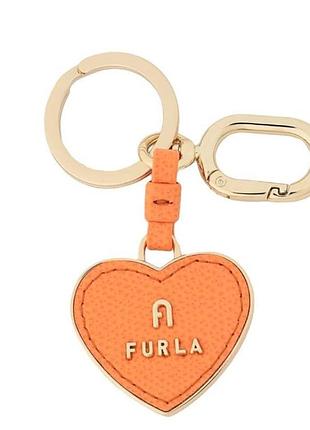 Брендовий брелок ключниця furla серце - кожа - original- асортимент , 3 моделi