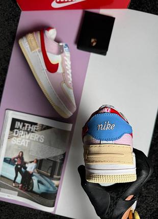 Nike air force 1 shadow w white pink 2