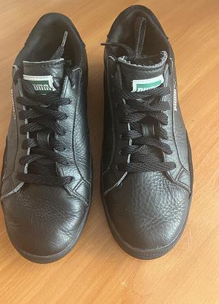 Кросівки жіночі ,,puma,,чорні, розмір 37см, довжина устілки 23 см