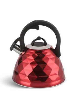 Чайник 3л eb-8821 red тм edenberg