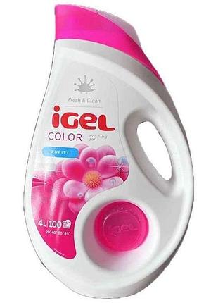 Гель для стирки 4л color тм igel