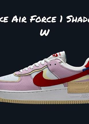 Nike air force 1 shadow w white pink 5
