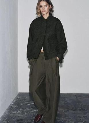 Жакет- пальто -zara, структурний жакет zw collection з вовною, куртка zara.