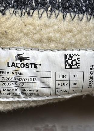 Ботинки  lacoste originals, черевики оригинал, оригінал 7