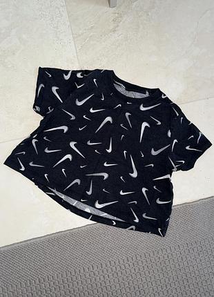 Дитяча футболка бавовняна бавовна nike топ вкорочена хлопковая хлопок детская укорочена