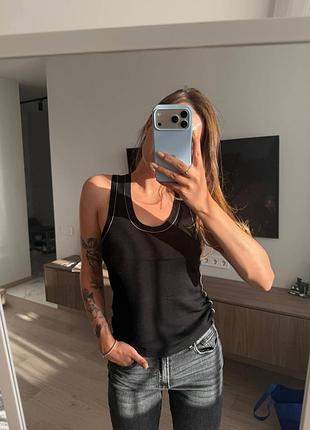 Майка жіноча zara чорна