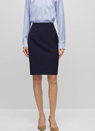 Спідниця олівець вовняна hugo boss marzotto xl