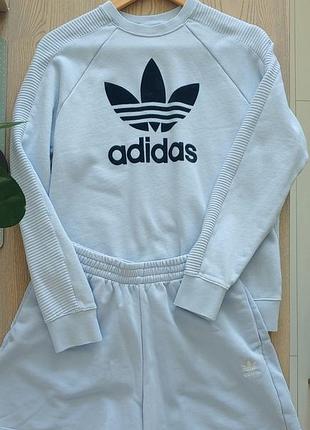 Свитшот + шорты adidas хлопок