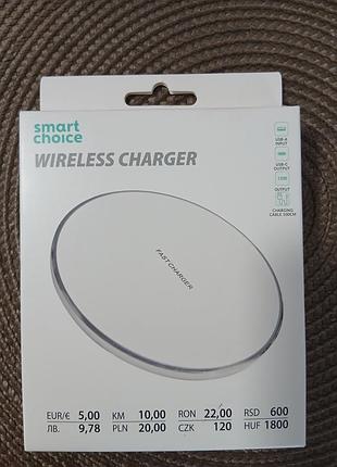 Беспроводное зарядное устройство smart choice wireless charger 6