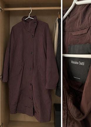 Жіночий тренч massimo dutti коричневий s