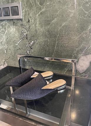 Мюлі жіночі aldo чорні, розмір 38, текстиль