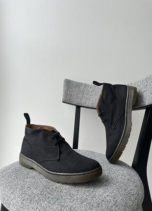 Осінні чоловічі текстильні ботинки чоботи взуття черевики кеди dr martens