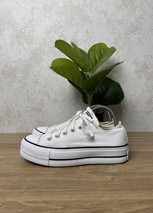 Жіночі білі кеди converse розмір 37,5