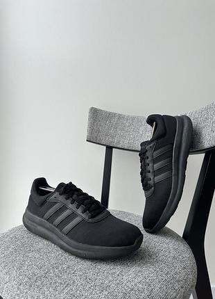 Чоловічі чорні кросівки кеди взуття adidas cloudfoam