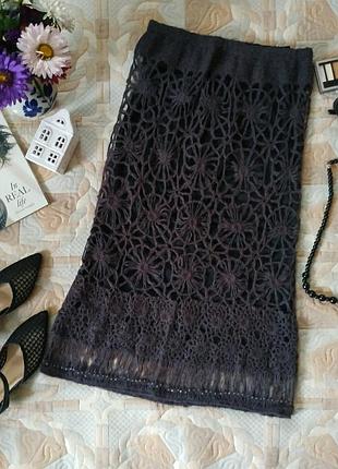 Шикарная ажурная юбка 3