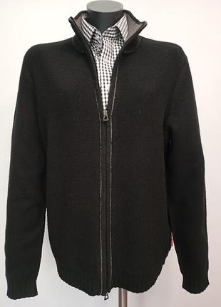 Кардиган на молнии рl/xl hugo boss orange (оригинал)