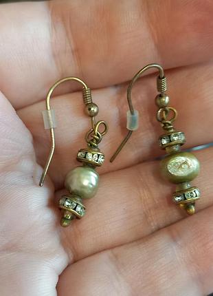 Сережки, перлини