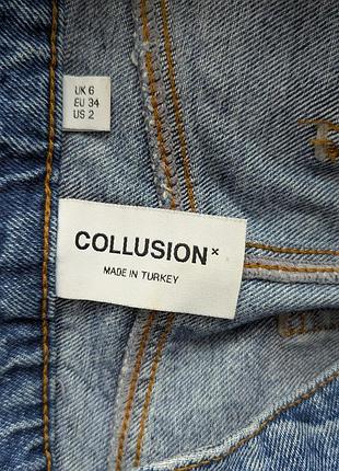 Спідниця collusion джинсова синя 5