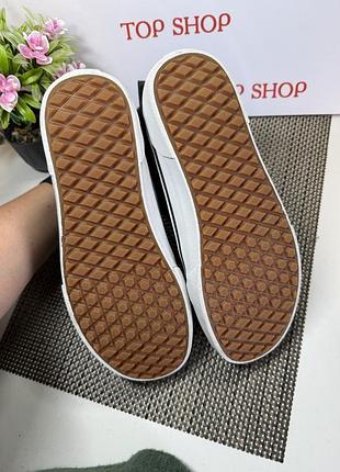 Оригинальные кожаные кеды высокие утепленные vans 6
