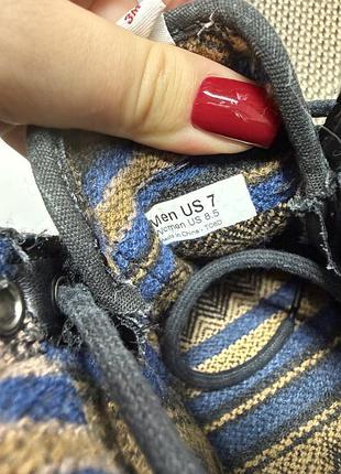 Оригинальные кожаные кеды высокие утепленные vans 8