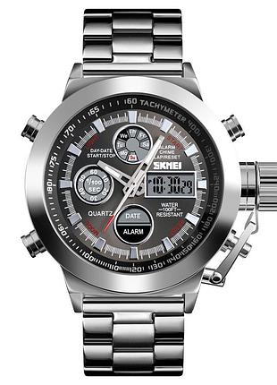 Чоловічий годинник skmei 1515si silver