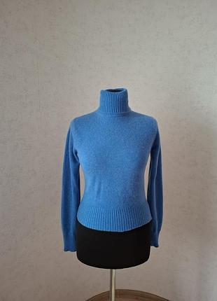 Премиальный кашемировый свитер гольф brora (100% cashmere, made in scotland)
