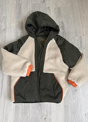 Куртка шерпа zara