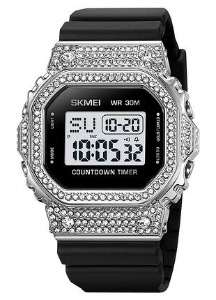 Женские часы skmei 2000si silver