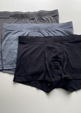 3 шт набір чоловічих боксерів труси h&m