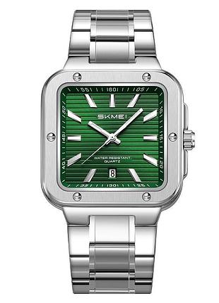 Мужские наручные часы skmei 9403gn green в зеленом цвете с надежным механизмом