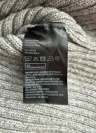 Базовый свитер с горлом в рубчик sр от h&m 7