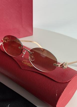 Сонцезахисні окуляри cartier світло коричнева лінза