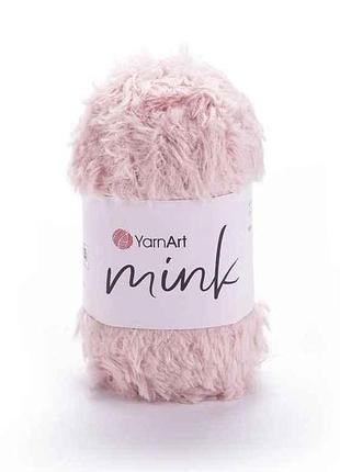 Пряжа mink помаранчевий 100% поліамід 75м 50г арт.341 10шт/уп тм yarnart