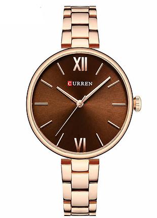 Curren 9017 rose gold-brown
