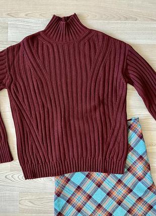 Светр жіночий massimo dutti оверсайз, розмір xs коричневий