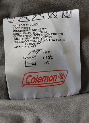 Спальний мішок coleman дитячий 5