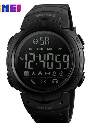 Чоловічий годинник skmei 1301bk black smart watch